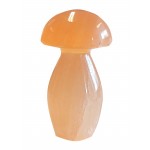 Selenite Orange Polished Mushroom 6cm (Morocco)